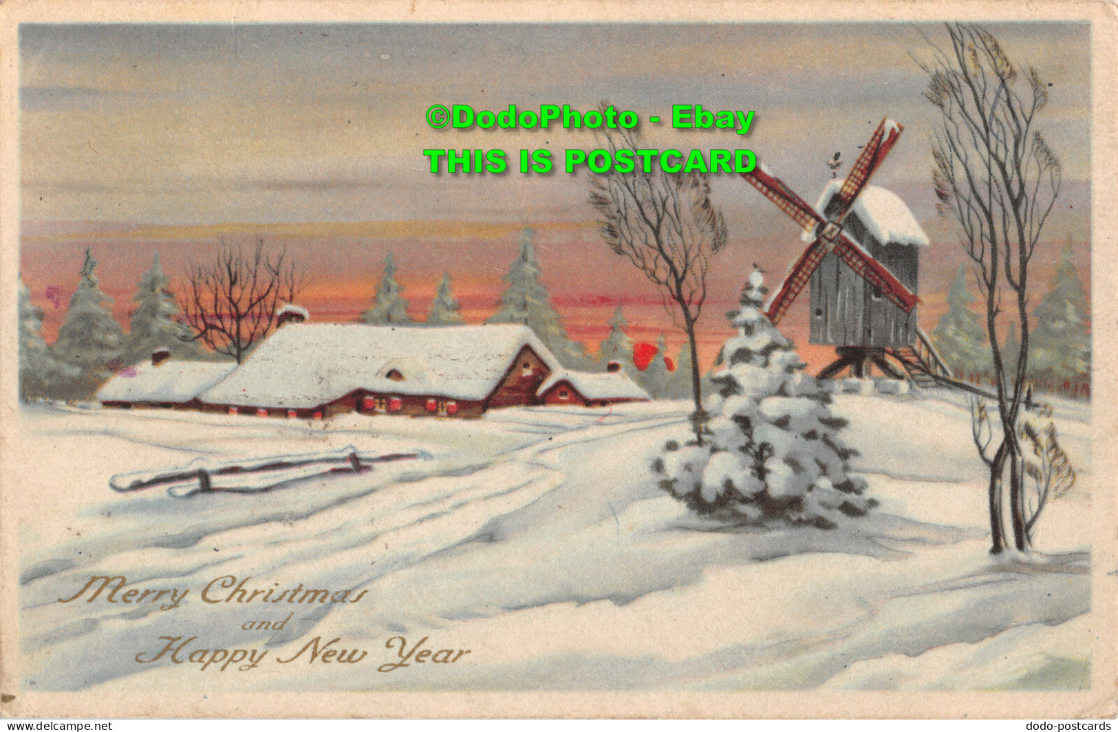 R428468 Merry Christmas And Happy New Year. Greeting Card - Monde