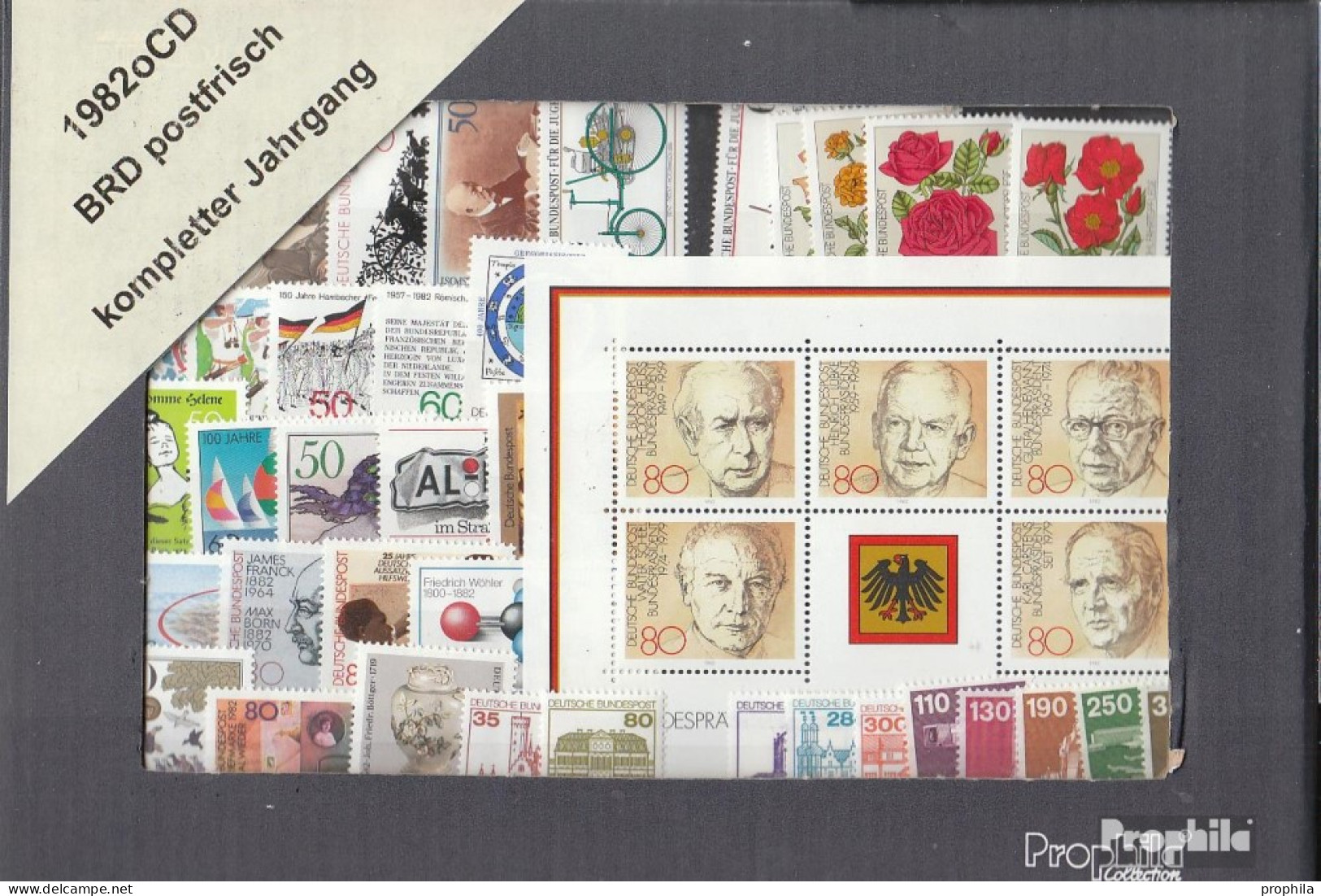 BRD Postfrisch 1982 Ohne 1140 C, D Und II, 1143II Kompletter Jahrgang In Sauberer Erhaltung - Neufs