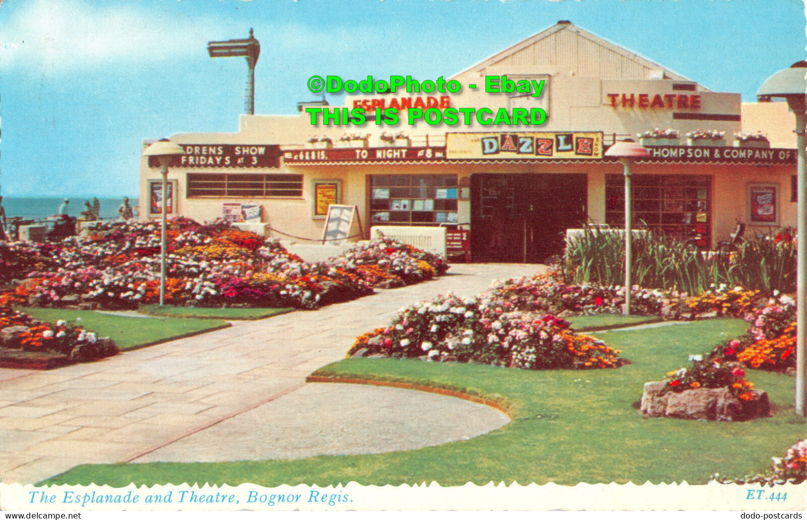 R428478 The Esplanade And Theatre. Bognor Regis. ET. 444. Valentines. Valchrome - Monde