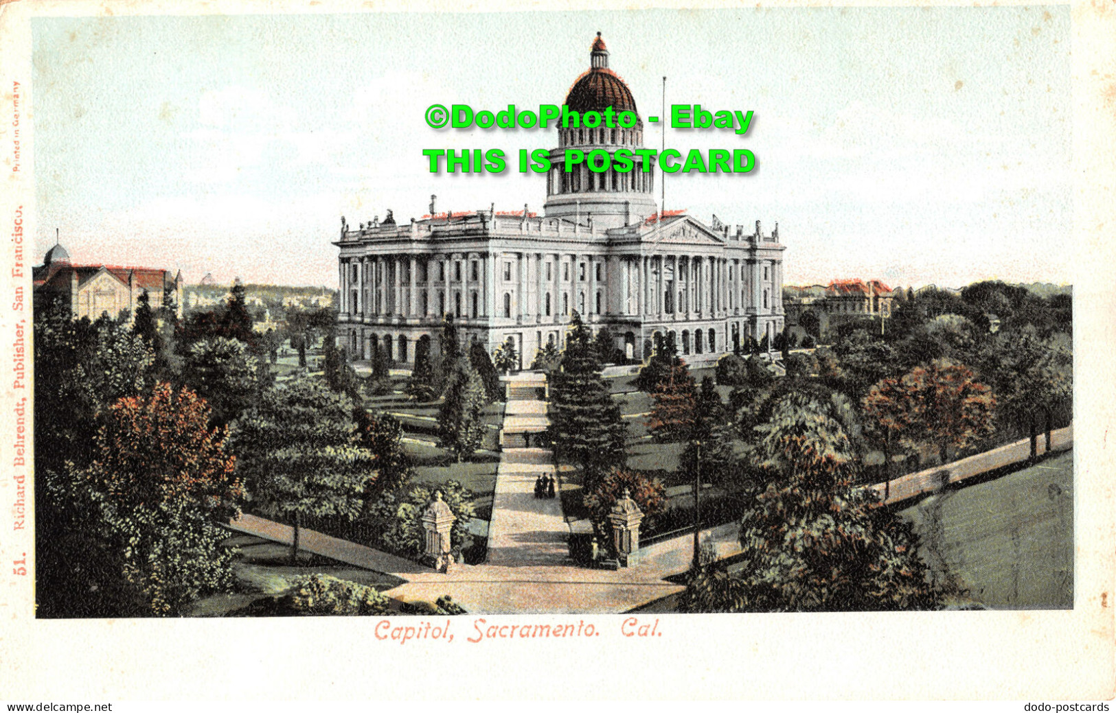 R428479 Capitol. Sacramento. Cal. 51. Richard Behrendt - Monde