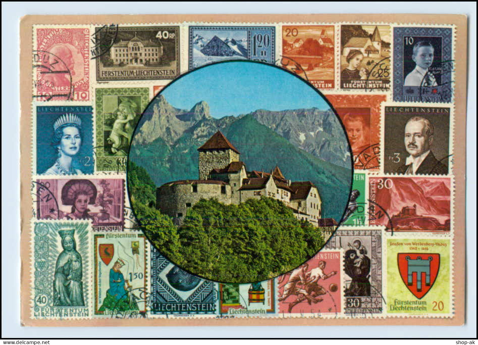 N3055/ Fürstentum Liechtenstein  Briefmarken AK 1973 - Liechtenstein