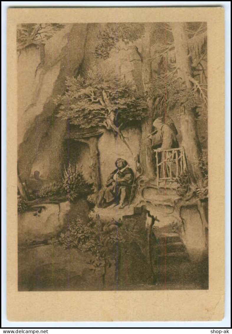 Y1579/ Spielmann Bei Einem Einsiedler,  Dt. Kolonial-Krieger Spende AK 1921 - Fairy Tales, Popular Stories & Legends