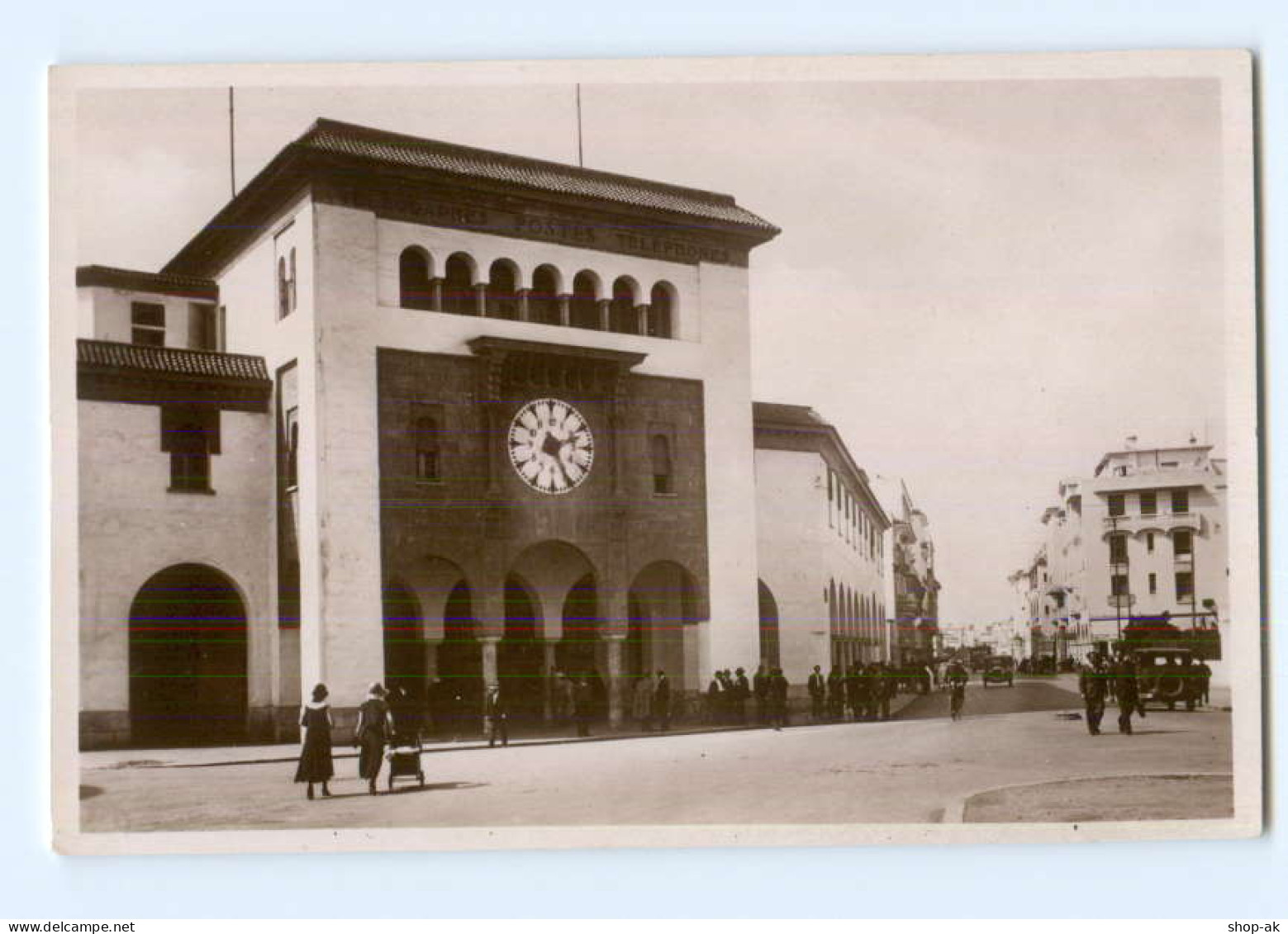 T6180/ Rabat Post  Telegraphenamt Marokko Foto AK Ca.1935 - Sin Clasificación