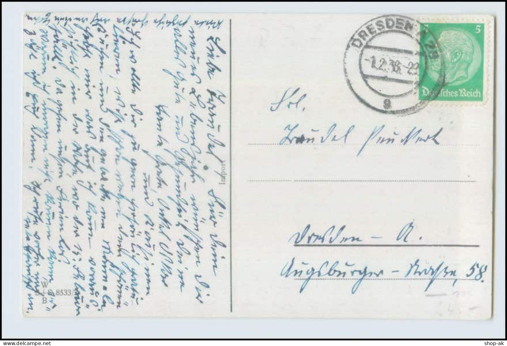 T1011/ Briefkasten  Mädchen Mit Brief  John Wills AK 1938 - Post