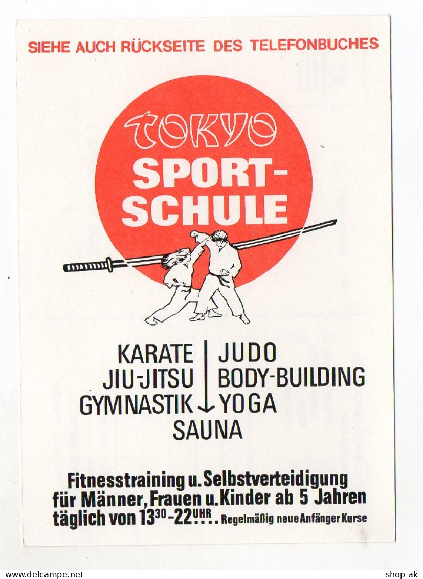 Y9326/ Hamburg  St. Georg Tokyo Sport-Schule Karate Judo Yoga  AK 1988 - Mitte