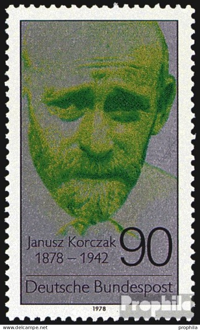 BRD 973 (kompl.Ausgabe) Postfrisch 1978 Janusz Korczak - Ungebraucht