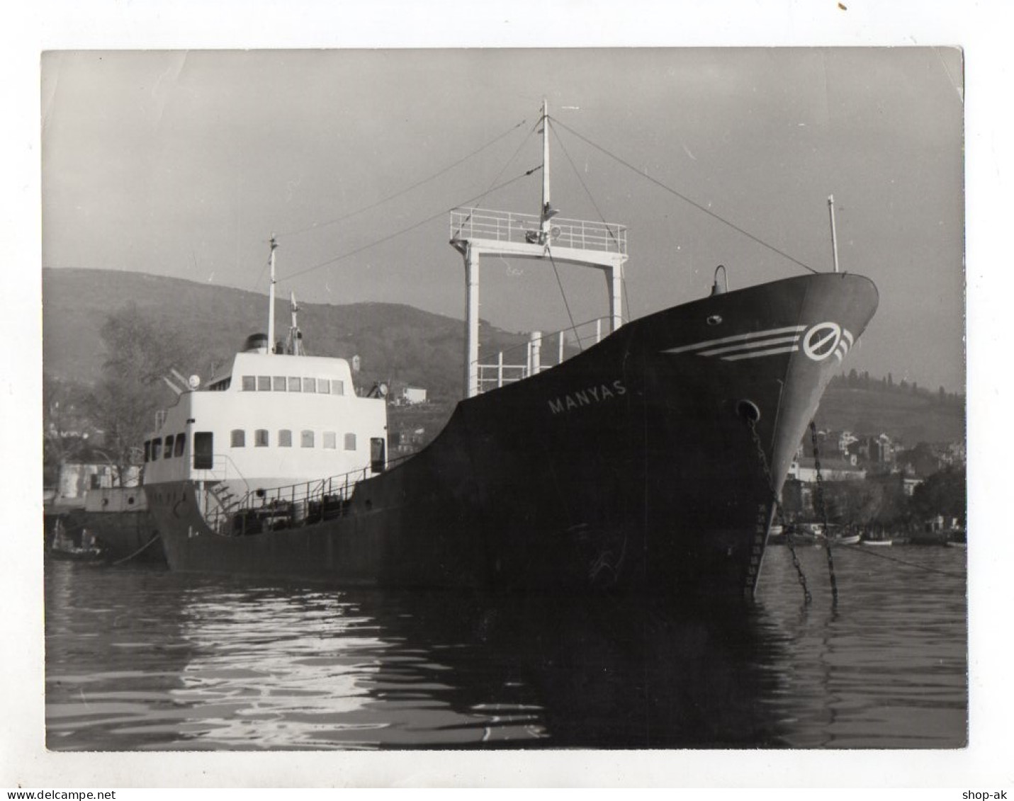 C1561/ Tanker Manyas Auf See Foto Ca. 1965 24 X 18 Cm - Cargos