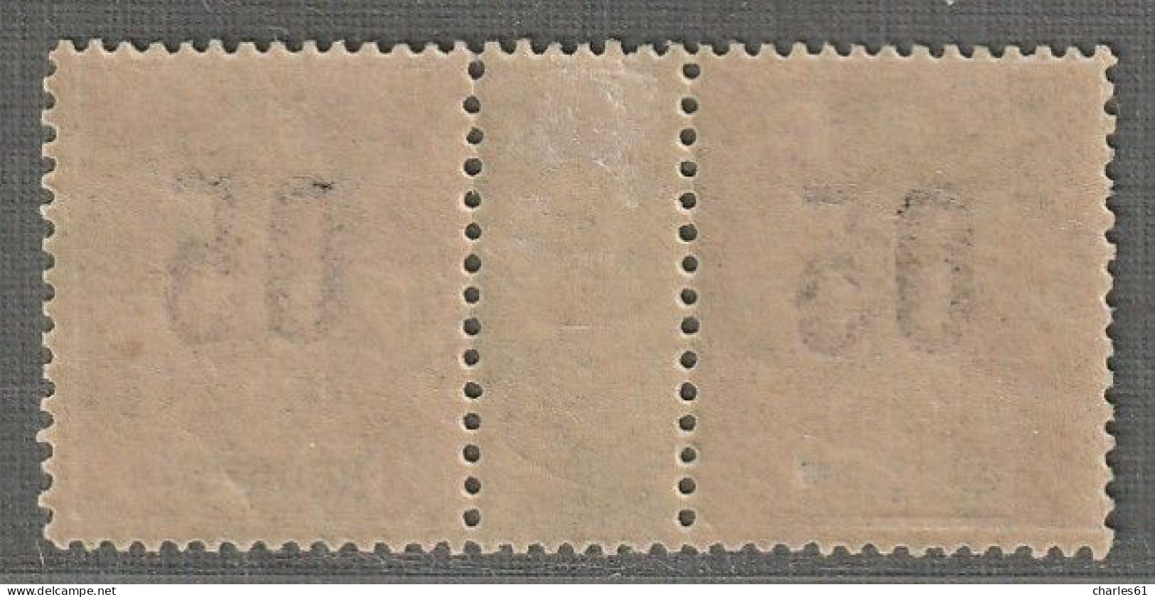 REUNION - MILLESIMES : N°74 * (1895) 05 Sur 20c - Unused Stamps