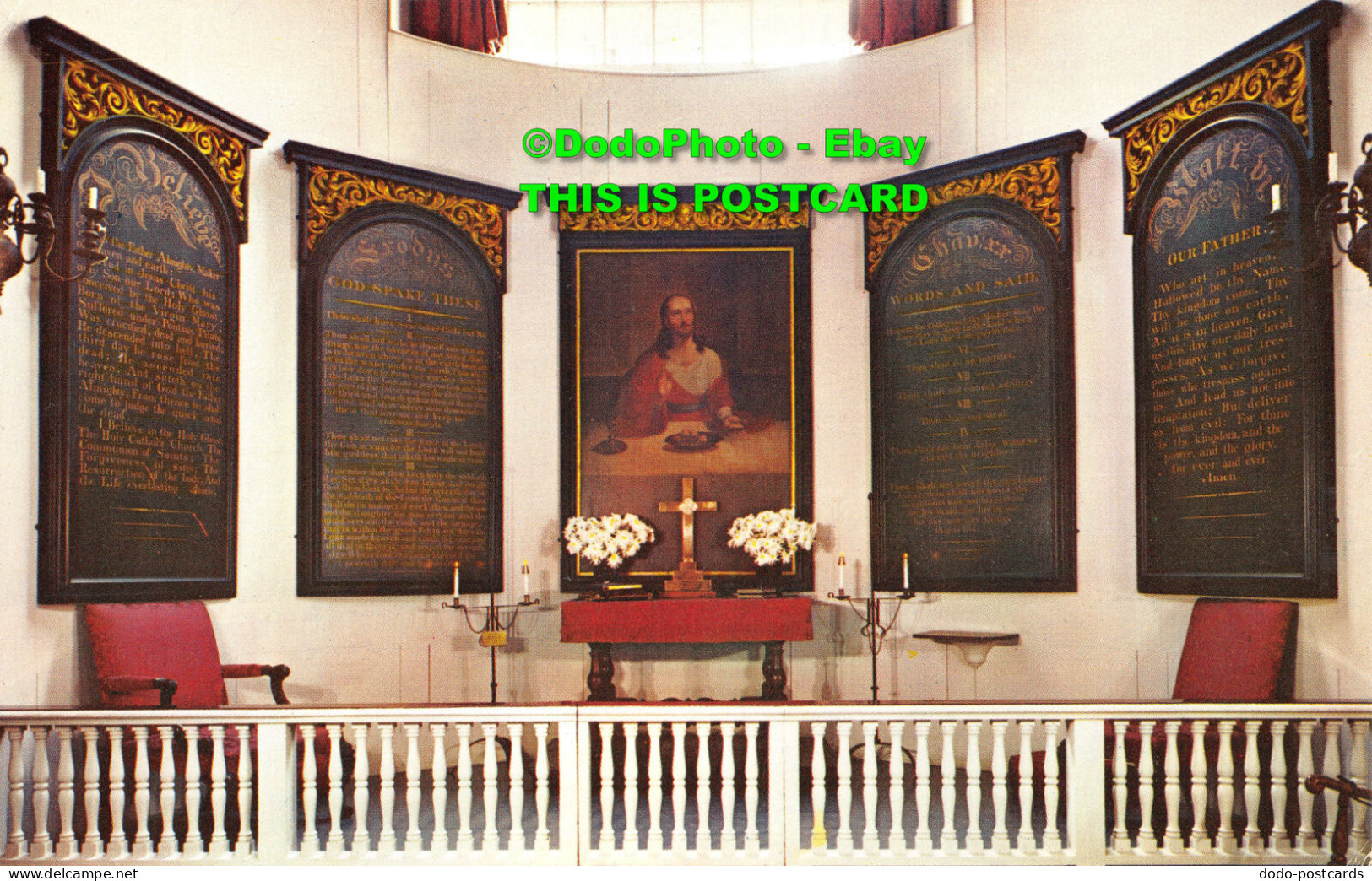 R428510 Mass. Chancel Of Old North Church Of Paul Revere Fame. Salem Street. Bos - Mondo