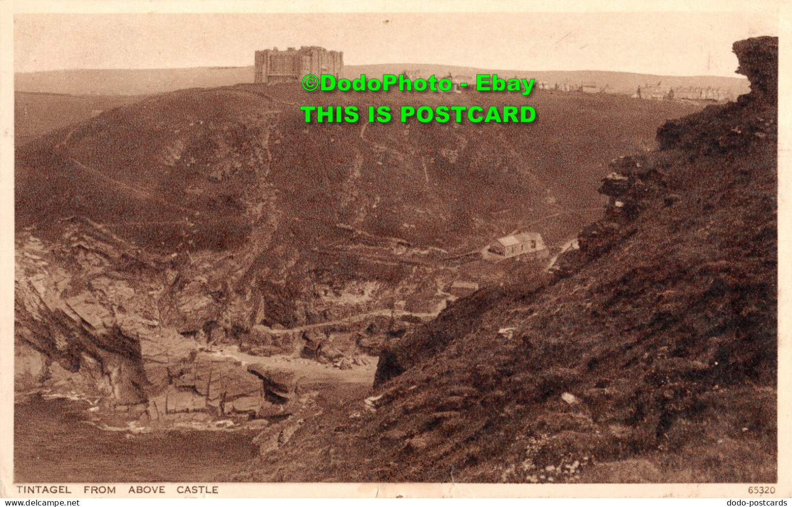 R428532 Tintagel From Above Castle. Photochrom - Mondo