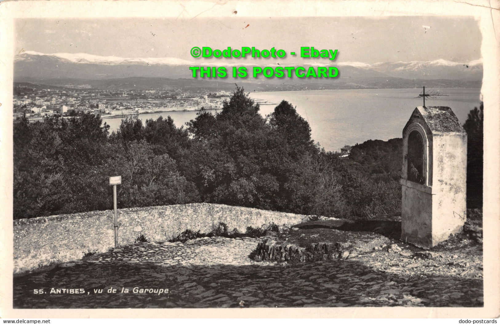 R428544 Antibes Vue De La Garoupe. Mar. Postcard. 1948 - Mondo