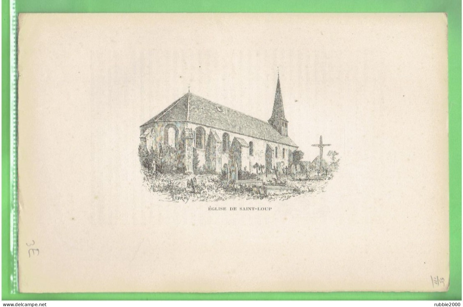 1904 EGLISE DE SAINT LOUP COMMUNE DE LA BOURDINIERE SAINT LOUP EURE ET  LOIR - Centre - Val De Loire