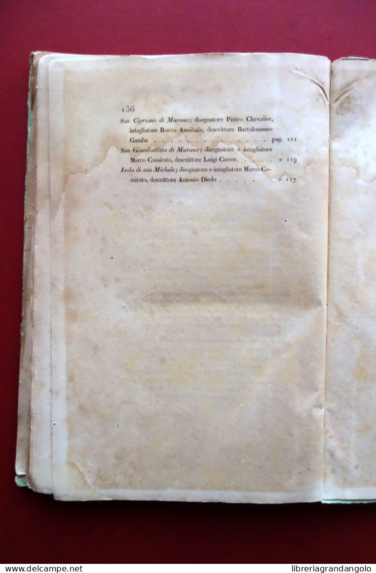 Siti Pittoreschi e Prospettivi delle Lagune Venete Tip. Gondoliere Venezia 1838