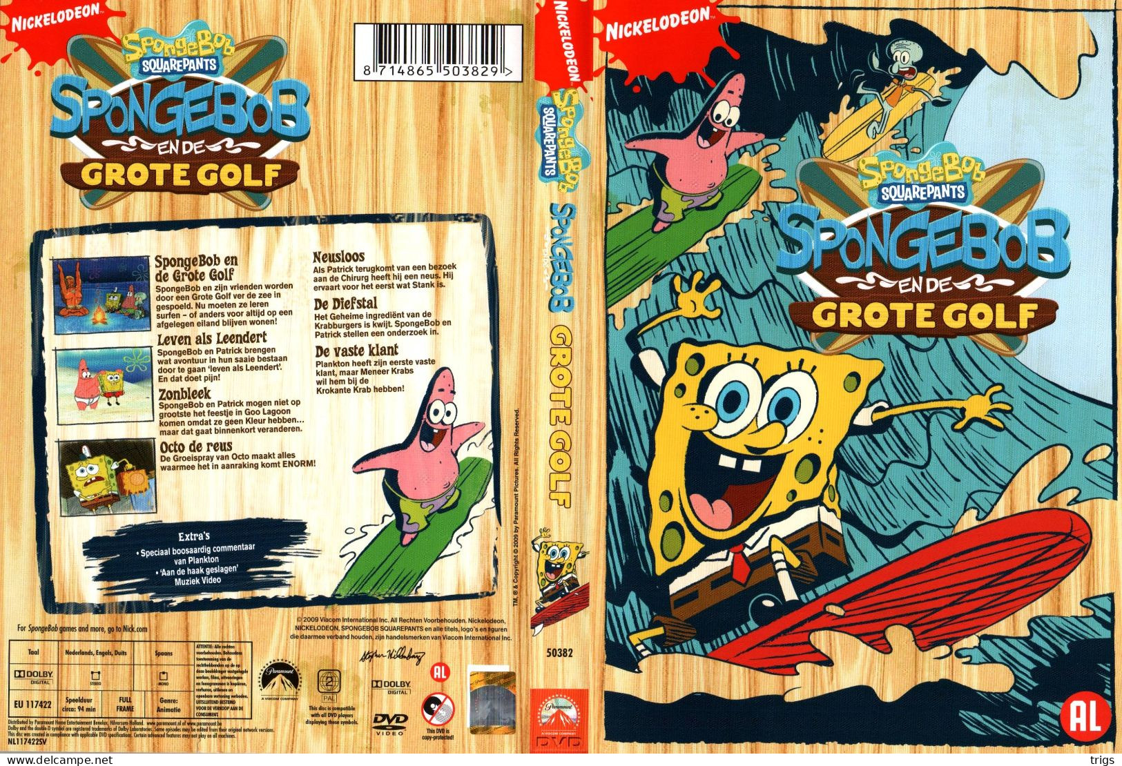 DVD - Spongebob Squarepants: Spongebob En De Grote Golf - Dibujos Animados