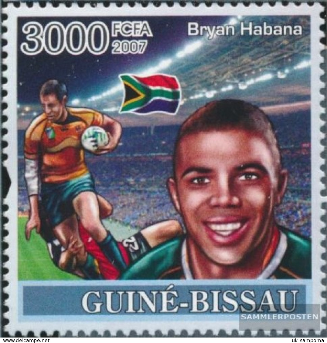 Guinea-Bissau 3677 (complete. Issue) Unmounted Mint / Never Hinged 2007 Rugby-Championship 2007 - Guinée-Bissau