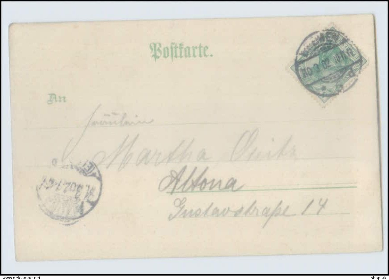 W7W79/ Bremen Parkhaus Jugendstil Litho AK 1902 - Other & Unclassified