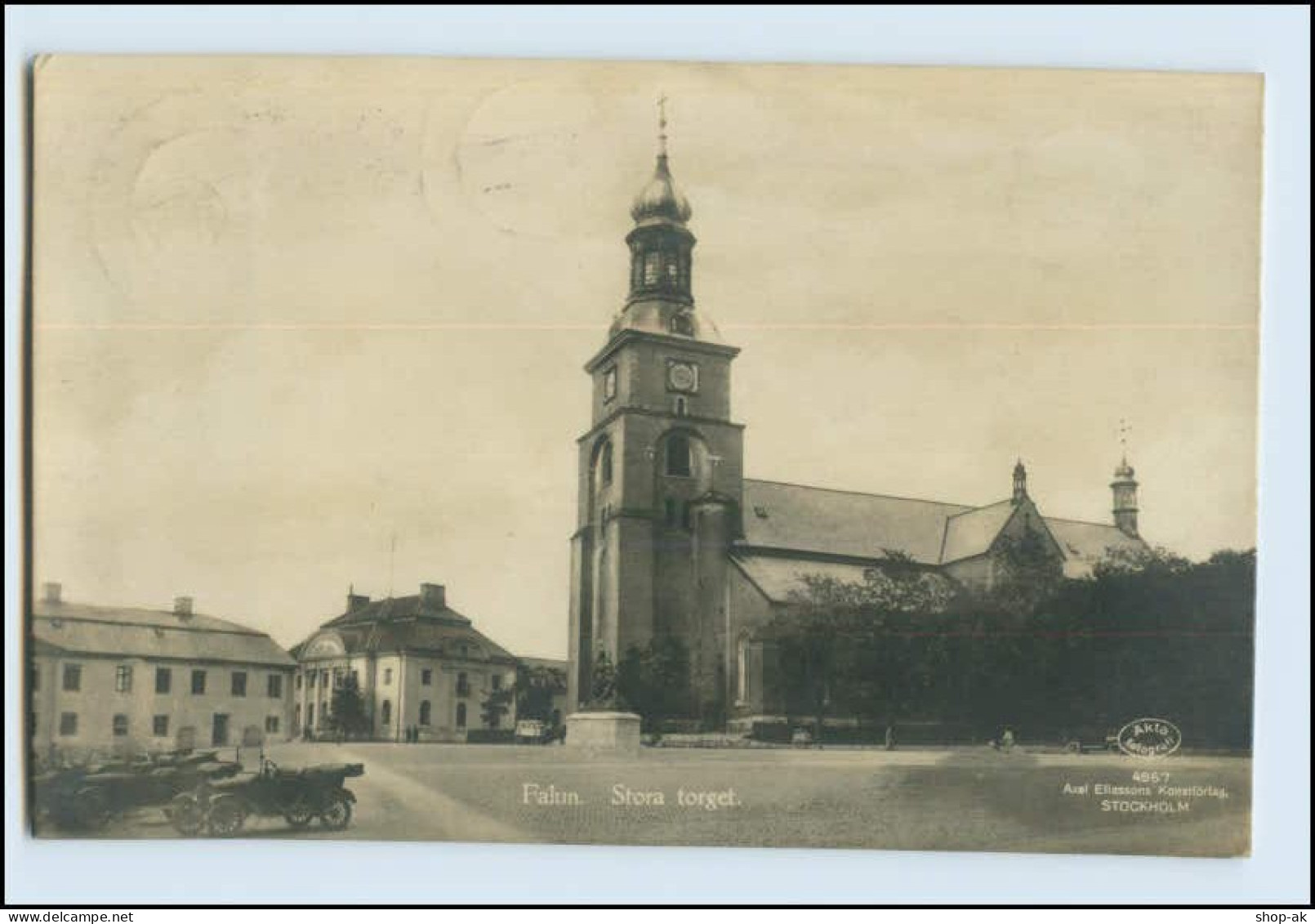 W5D91/ Falun  Stora Torget Foto AK Schweden 1925 - Schweden