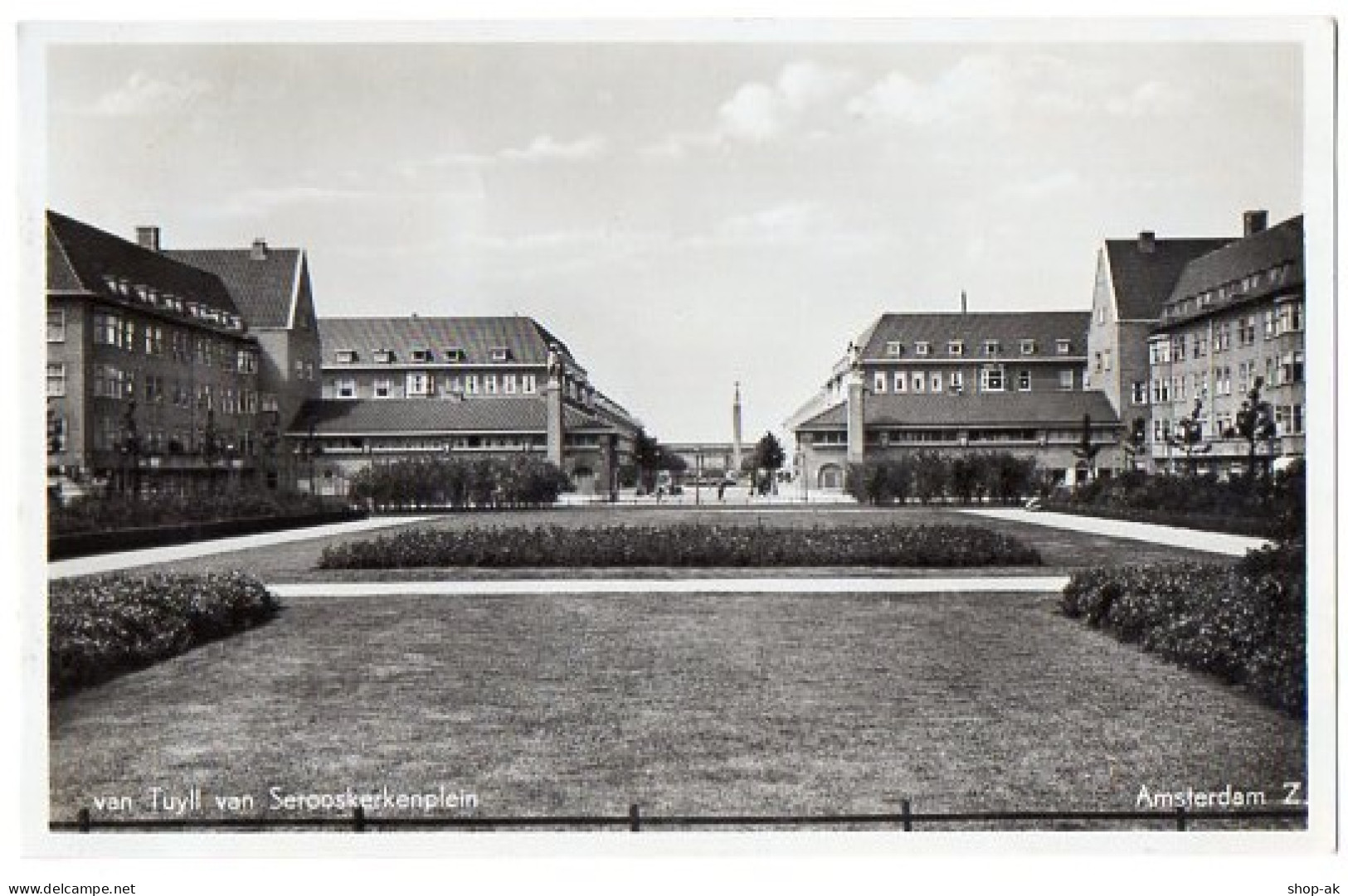 E368/ Amsterdam Van Tuyll Van Serooskerkenplein Foto AK 1931 - Altri & Non Classificati