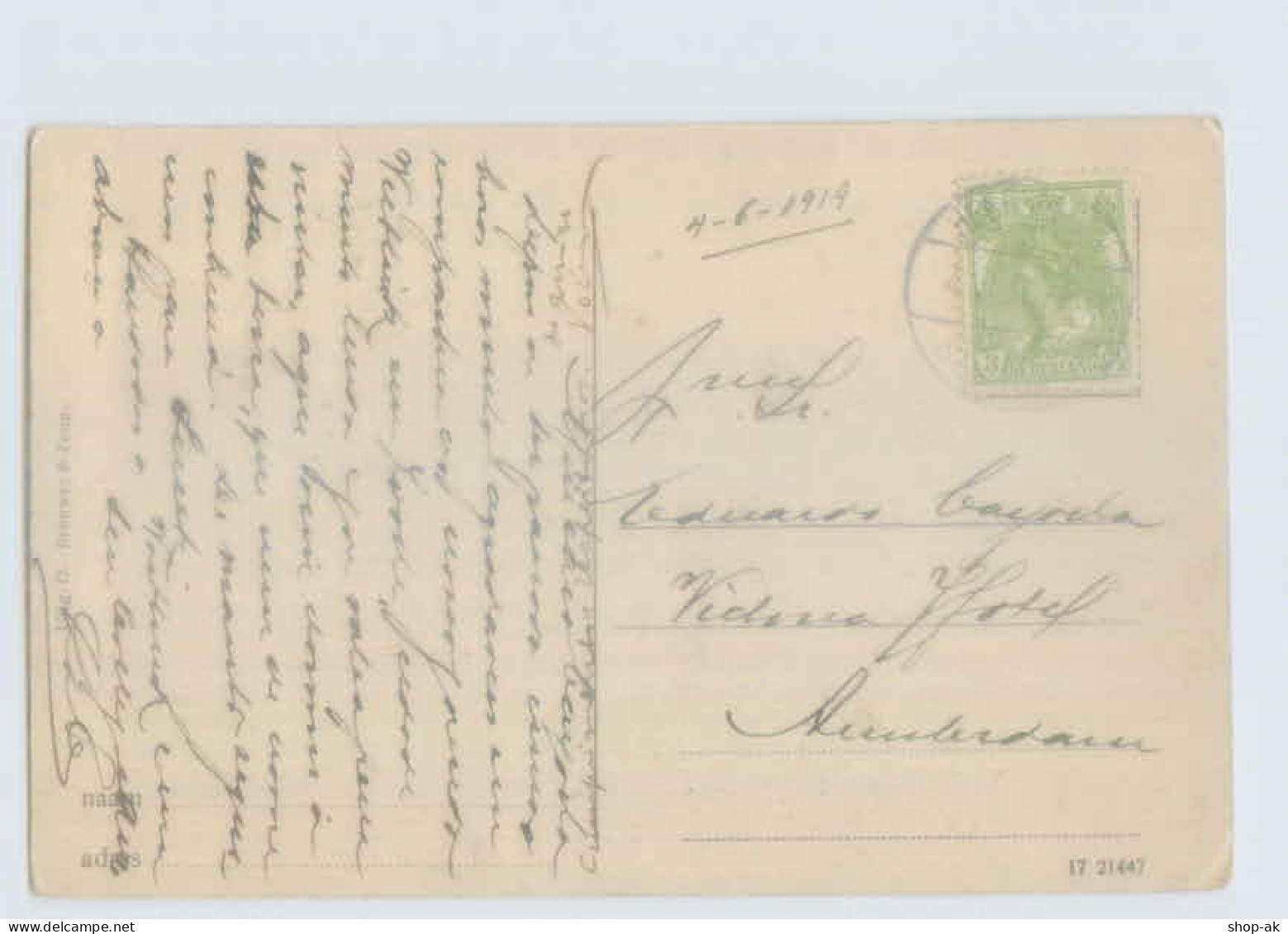 P3T85/ Heerenveen Postkantoor  AK 1919 Niederlande - Altri & Non Classificati