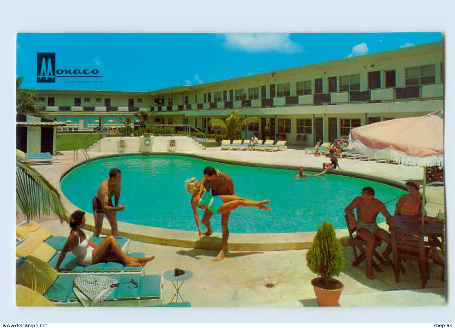 W9O49/ Miami Beach - Luxury Resort Motel Monaco AK 1962 - Sonstige & Ohne Zuordnung