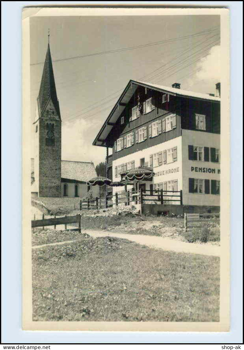 W7V51/ Mittelberg Pension Neue Krone Foto AK Ca.1935 - Autres & Non Classés