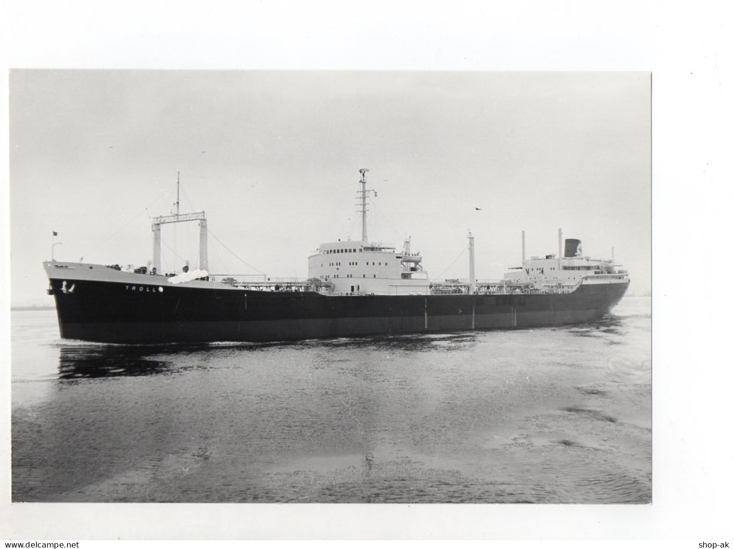 C1368/ Handelsschiff Tanker Troll Foto Ca.1965  22 X 15 Cm - Commerce