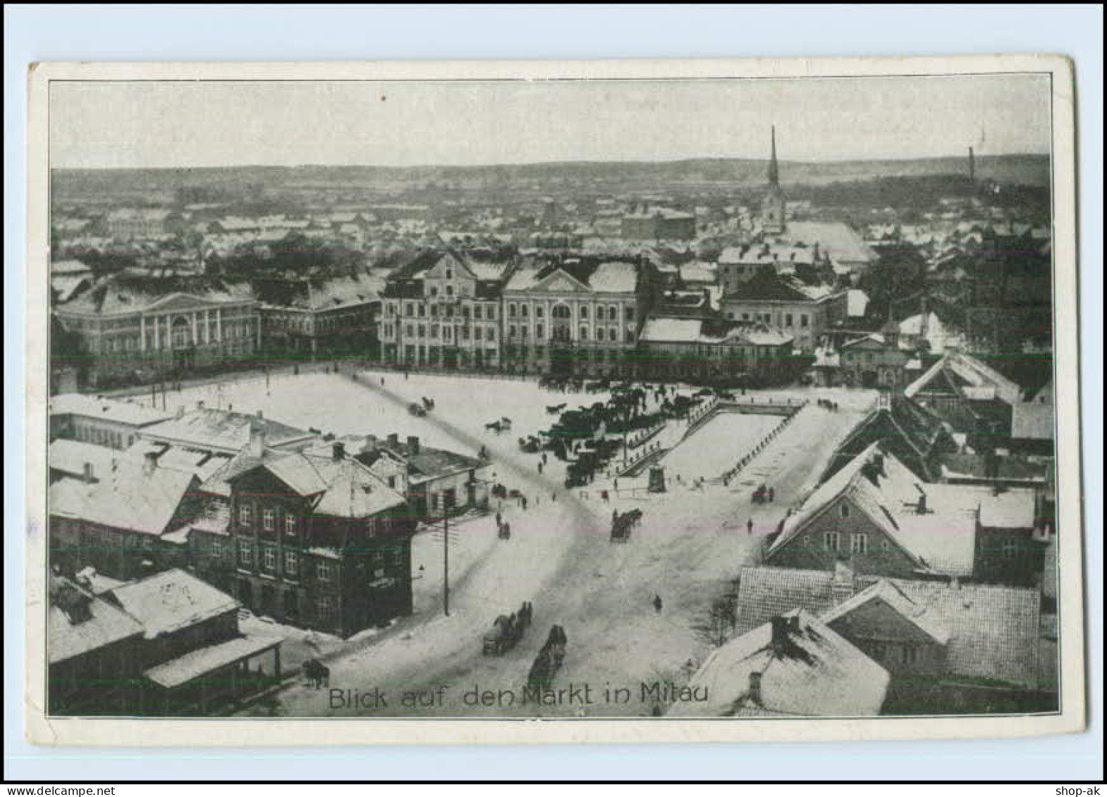 N9899/ Mitau Wintermotiv Lettland 1917 - Letonia