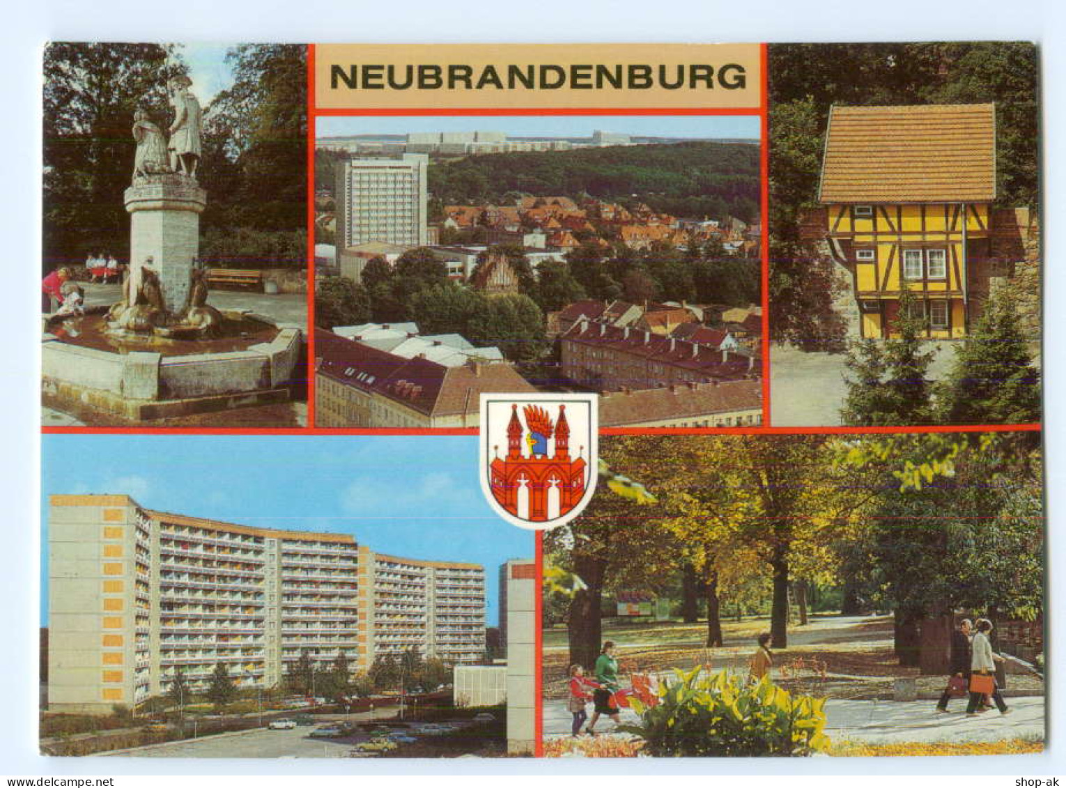 Y5963/ Neubrandenburg Blick In Richtung Ostvorstadt AK - Autres & Non Classés