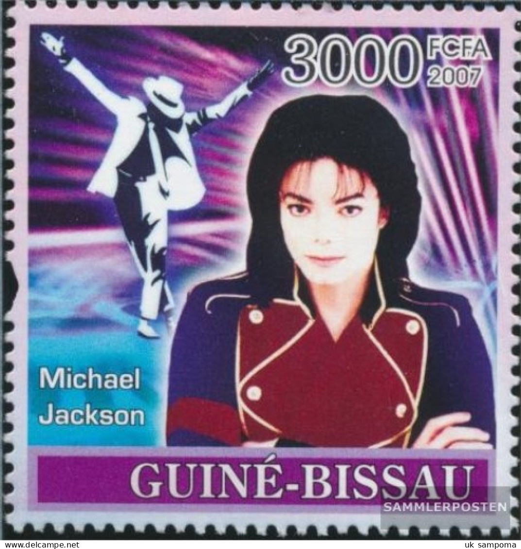 Guinea-Bissau 3667 (complete. Issue) Unmounted Mint / Never Hinged 2007 Popstar Michael Jackson - Guinée-Bissau