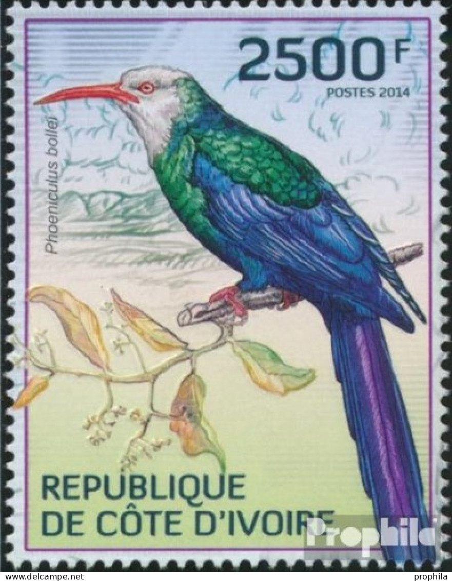 Elfenbeinküste 1568 (kompl.Ausg.) Postfrisch 2014 Baumhopfe - Côte D'Ivoire (1960-...)