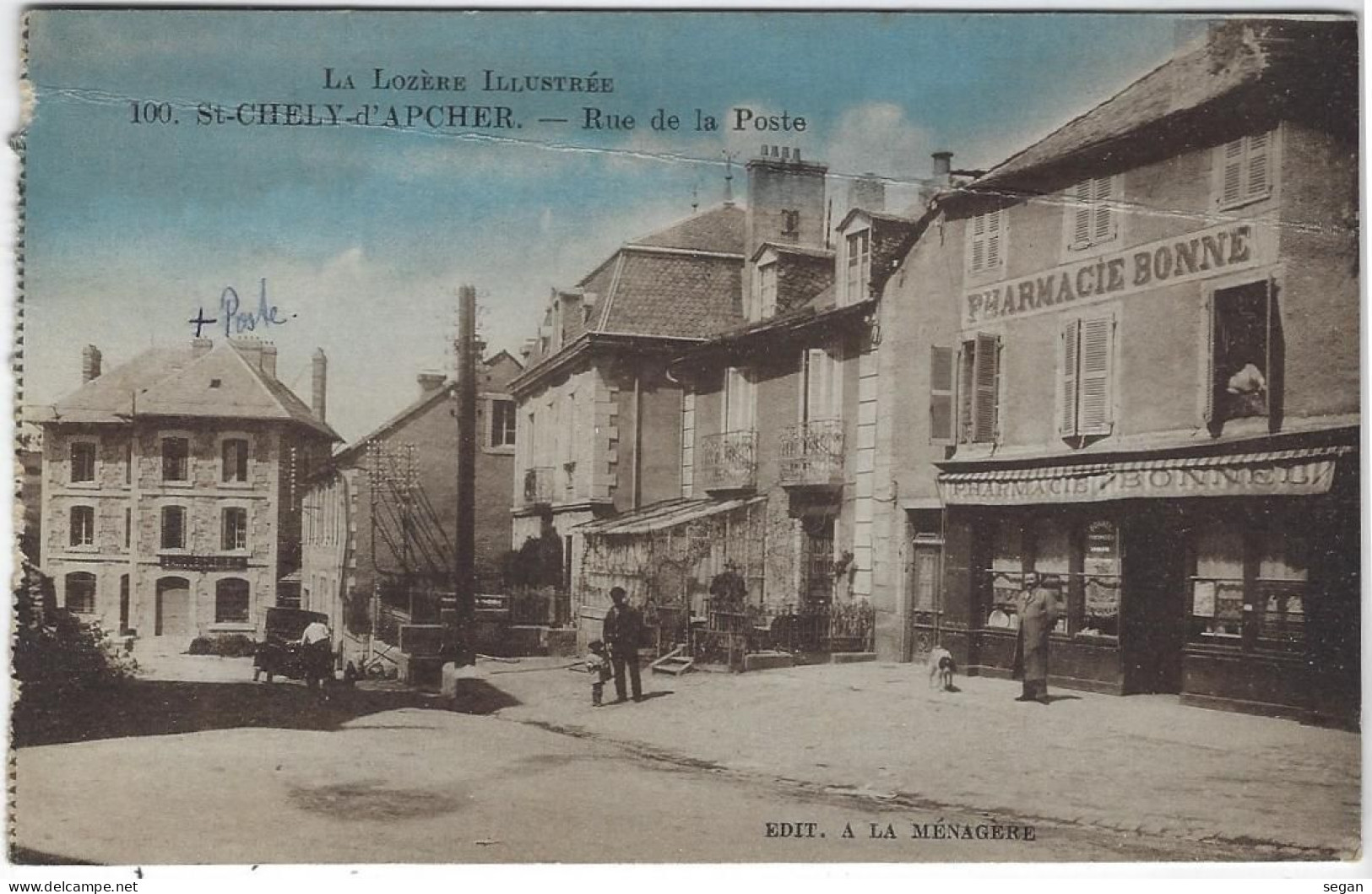 SAINT CHELY D'APCHER   RUE DE LA POSTE - Saint Chely D'Apcher