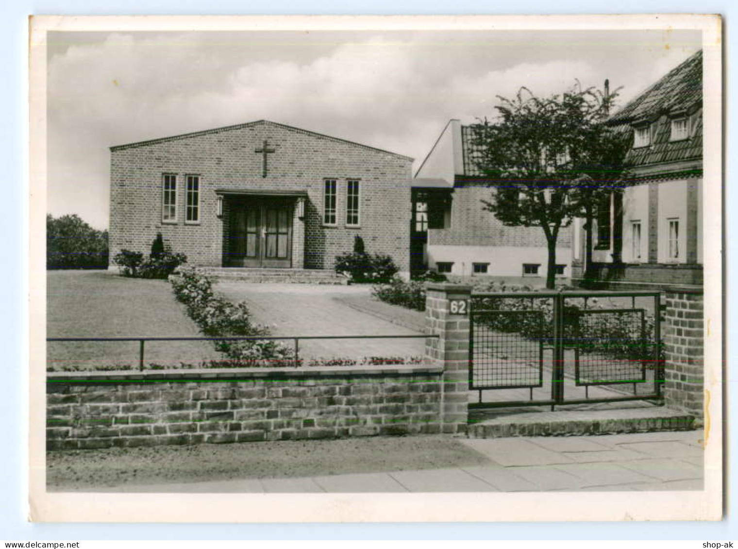 Y10401/ Hamburg Borgfelde Alfredstr.62 Neuapostolische Kirche Foto AK Ca.1955 - Mitte