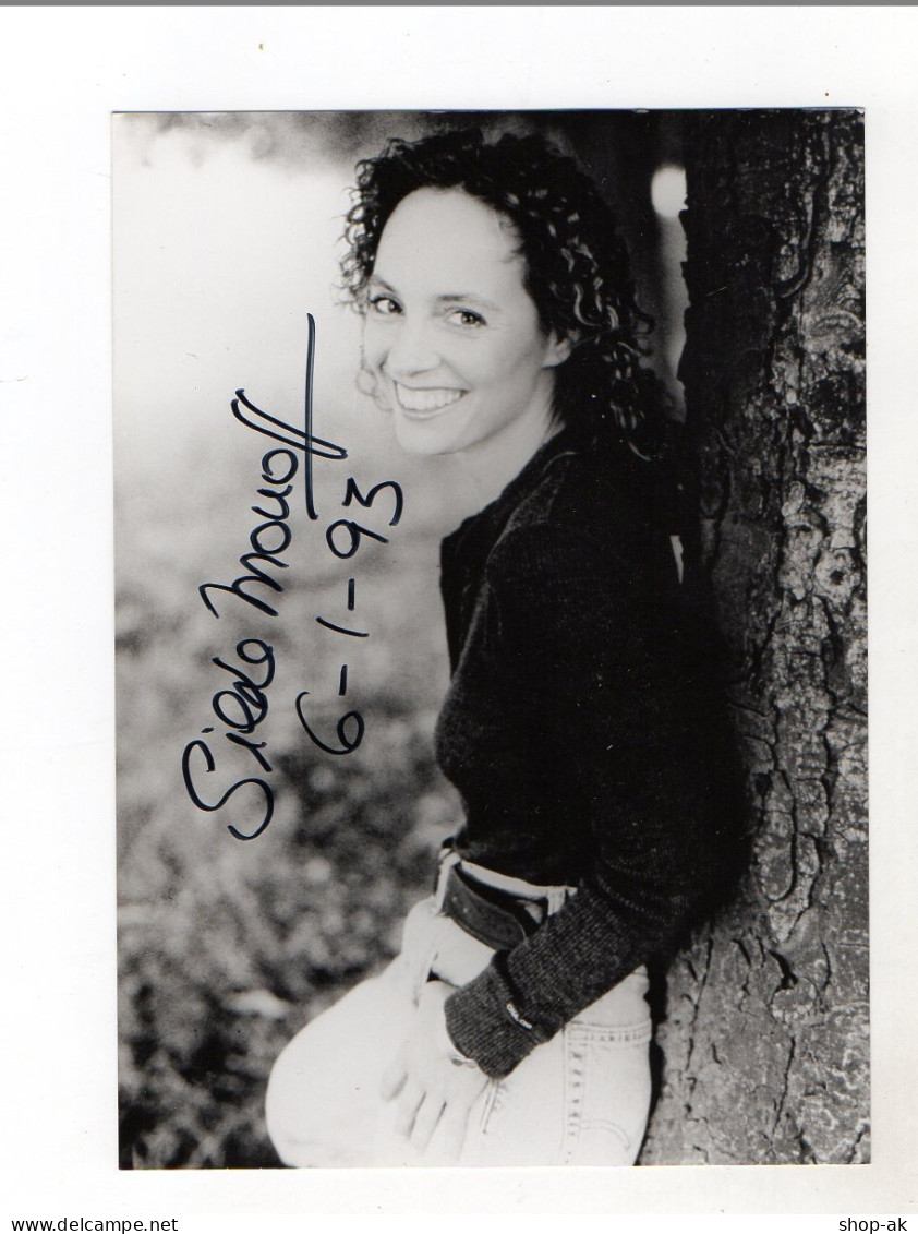 F6550/ Silke Monoff Autogramm 1992 Foto 17,5 X 12,5 Cm - Unclassified