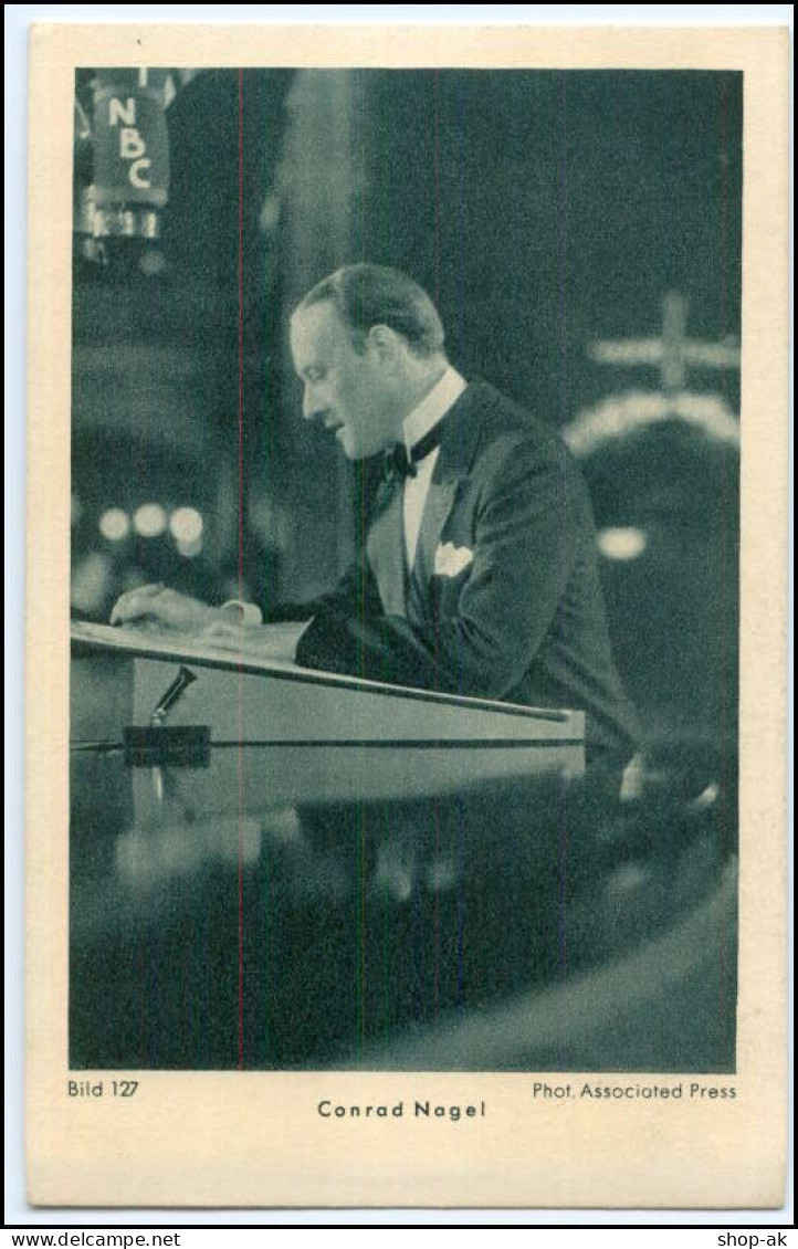N4037/ Conrad Nagel Eidelsan Bild 127 Ca.1935 AK - Entertainers