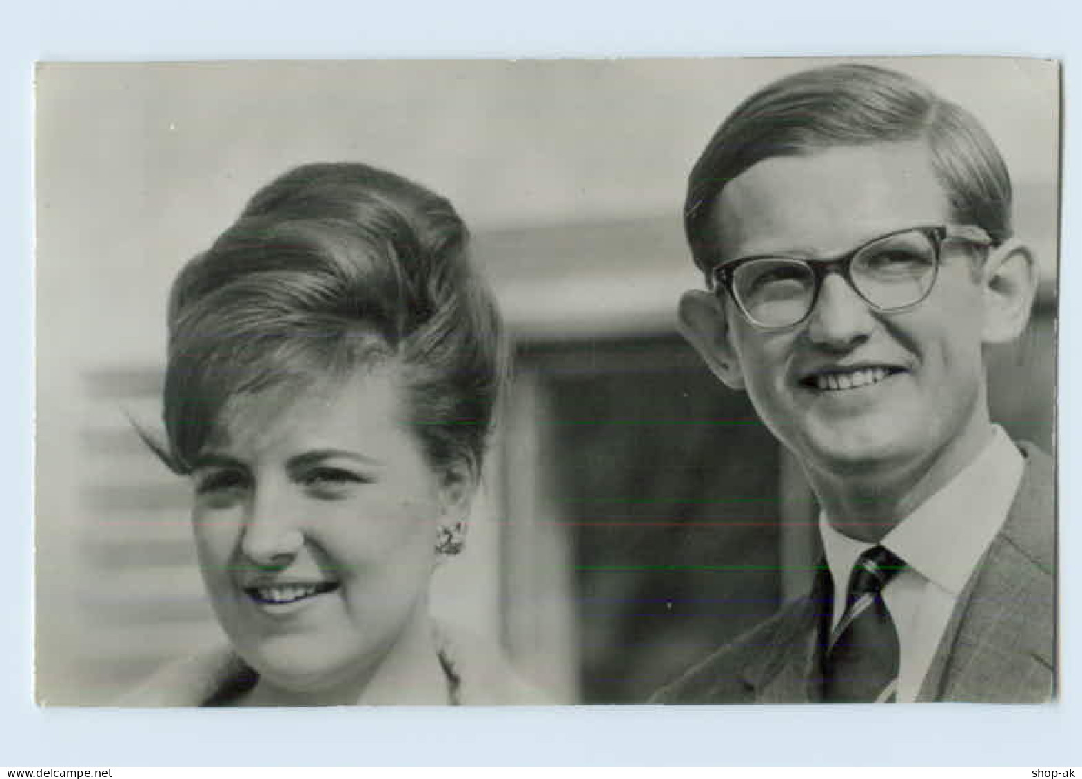 W9R97/ Prinzessin Margriet Und Ihr Verlobter Pieter Van Vollenhoven AK Ca.1962 - Koninklijke Families