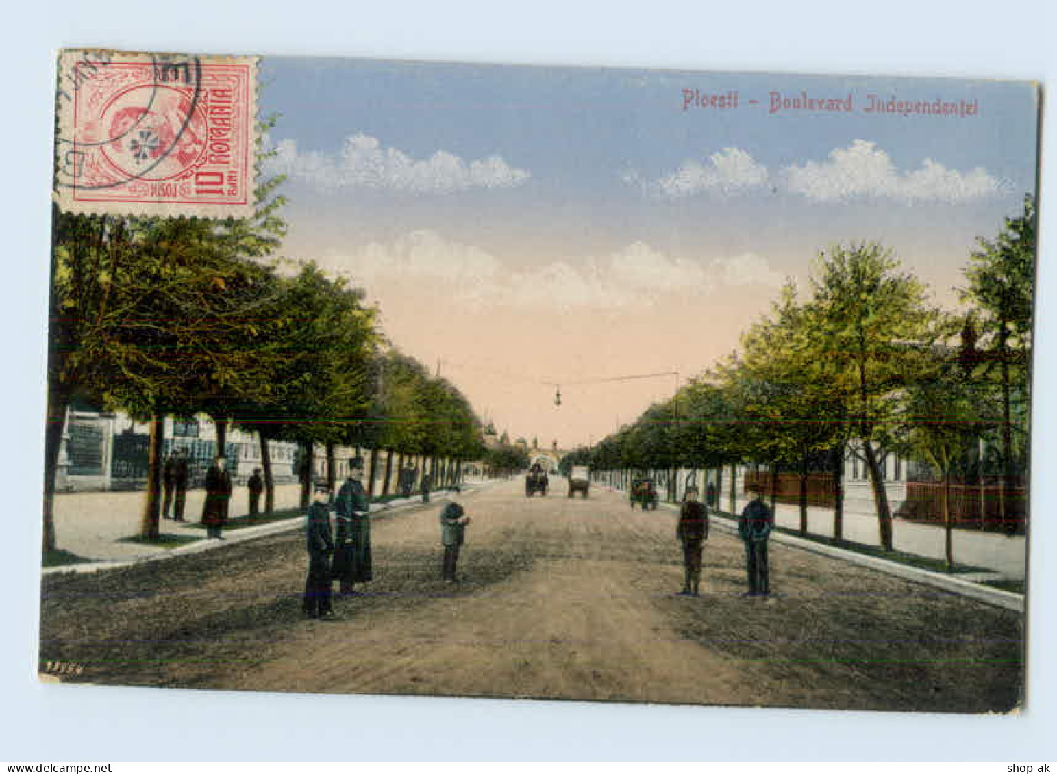 P4J03/ Ploesti Boulevard Independentei Rumänien AK Ca.1912 - Romania