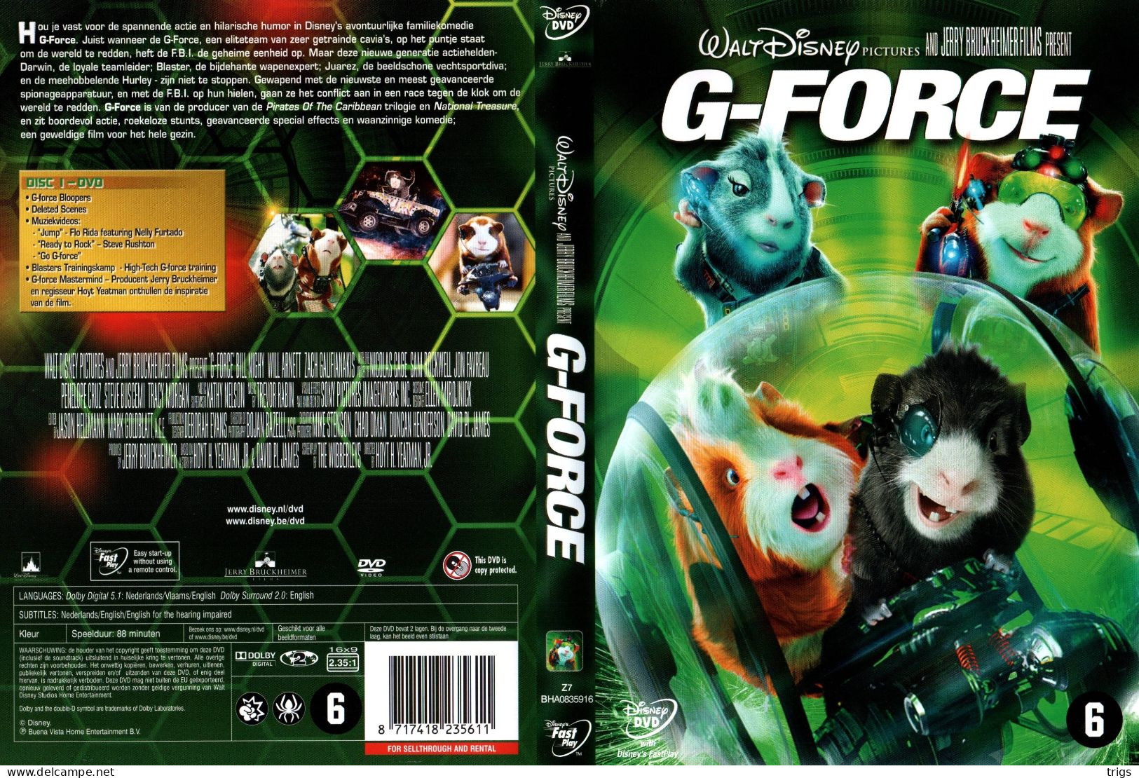 DVD - G Force - Dibujos Animados