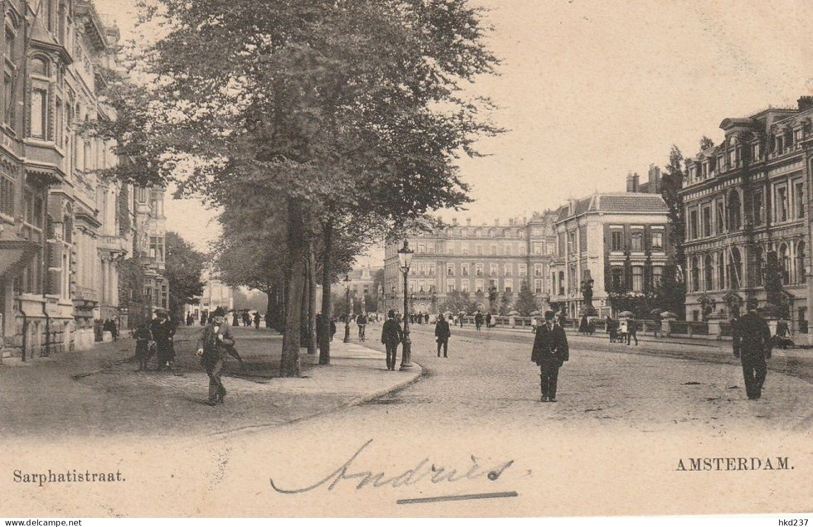 Amsterdam Sarphatistraat Levendig Vanaf Oosteinde # 1904    4747 - Amsterdam