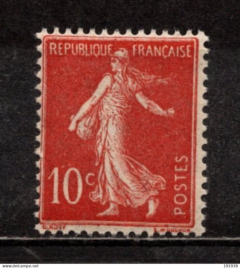France Semeuse N° 135**, Superbe, Cote 48,00 € - 1906-38 Säerin, Untergrund Glatt