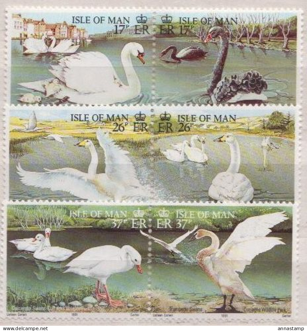 Isle Of Man MNH Set - Cigni