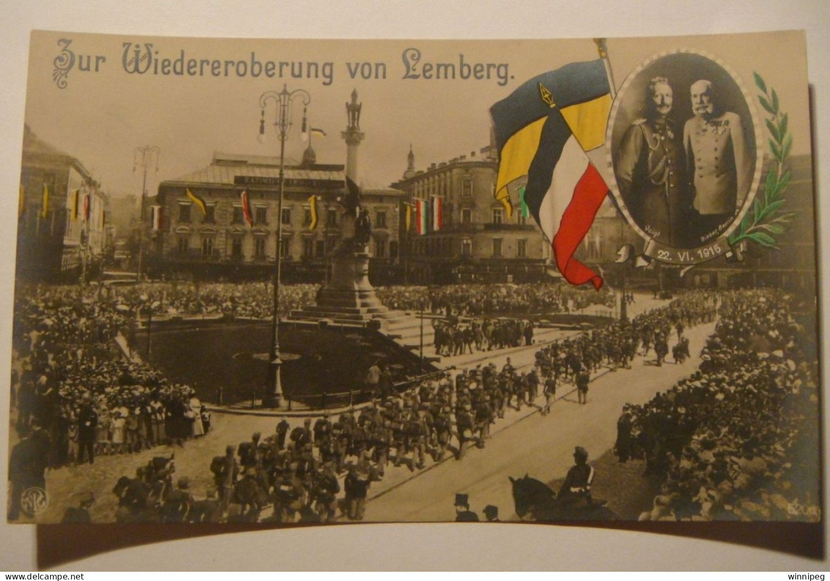 Lwow.WWI.Zur Wiedererobeung Von Lemberg.20.VI.1915.Poland.Ukraine.Plac Maryacki - Ukraine