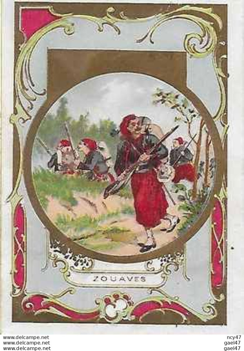 CHROMOS. Chicorée AU DERNIER TAMBOUR. Casiez-Bourgeois (Cambrai) Zouaves...S4234 - Thé & Café