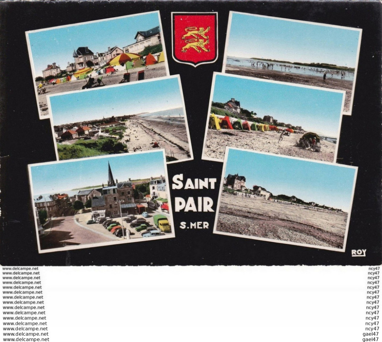 CPSM/gf  (50)  SAINT-PAIR-sur-MER.  Multivues. ..D468 - Saint Pair Sur Mer