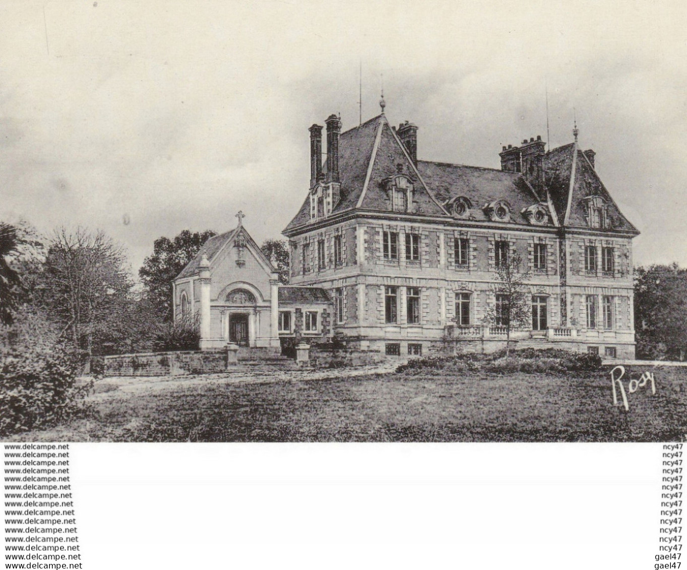 CPA  (44)  VIGNEUX-de-BRETAGNE.  Château De Bois-Rignoux. ..D501 - Castles