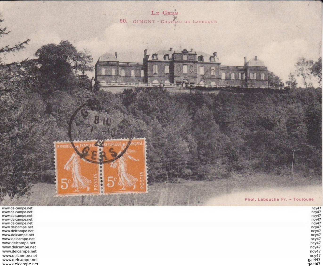 CPA  (32)  GIMONT.  Château De Larroque ...T740 - Schlösser
