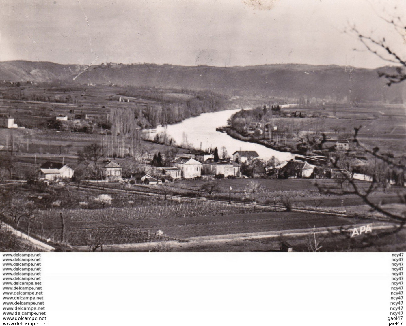 CPSM/pf  (46)  PRAYSSAC.  Vallée Du Lot Sur Puy L'Evêque. ..D489 - Other & Unclassified