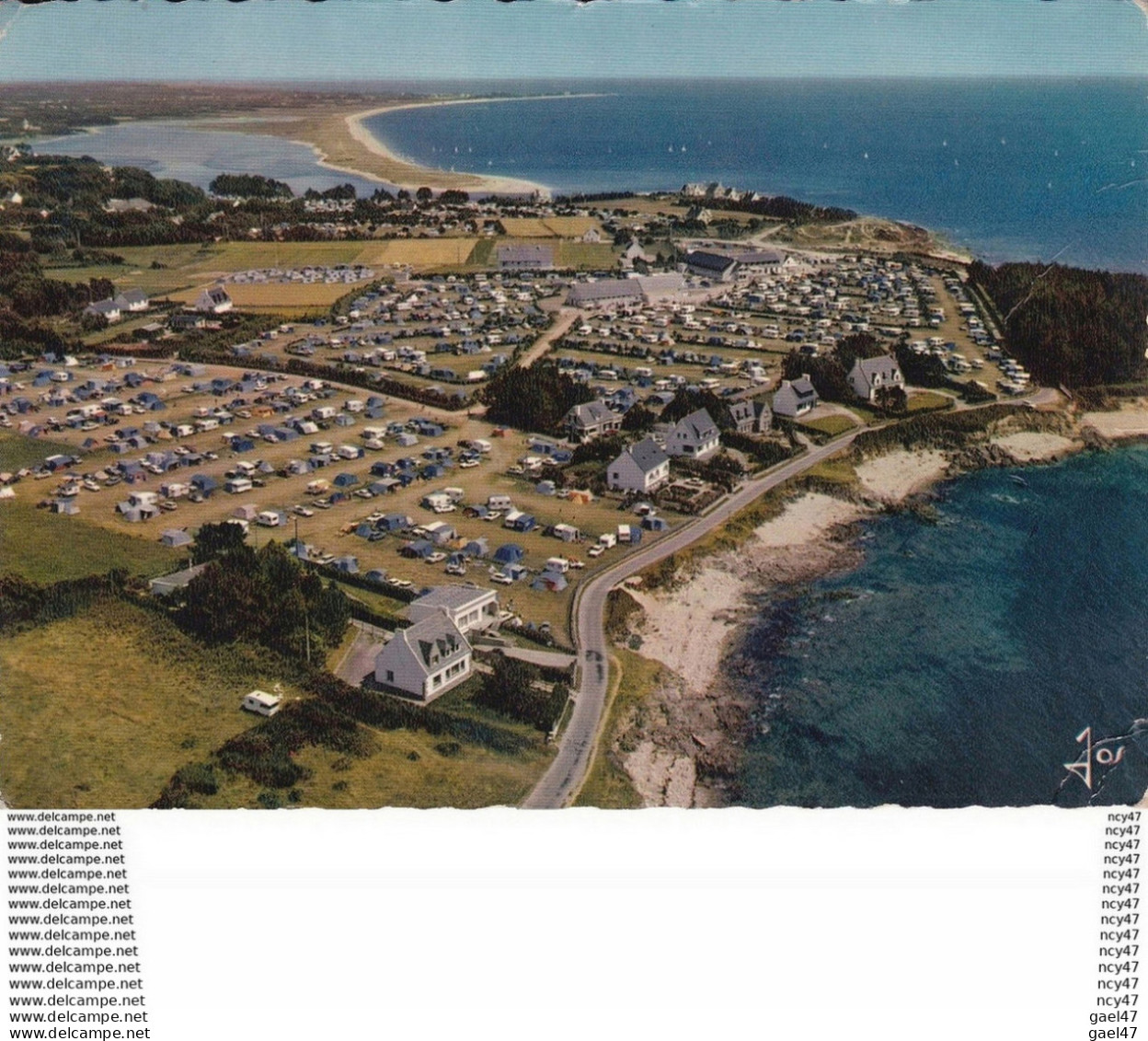 CPSM/gf  (29)  BENODET.  Camping De La Pointe Saint-Gilles ...T713 - Bénodet