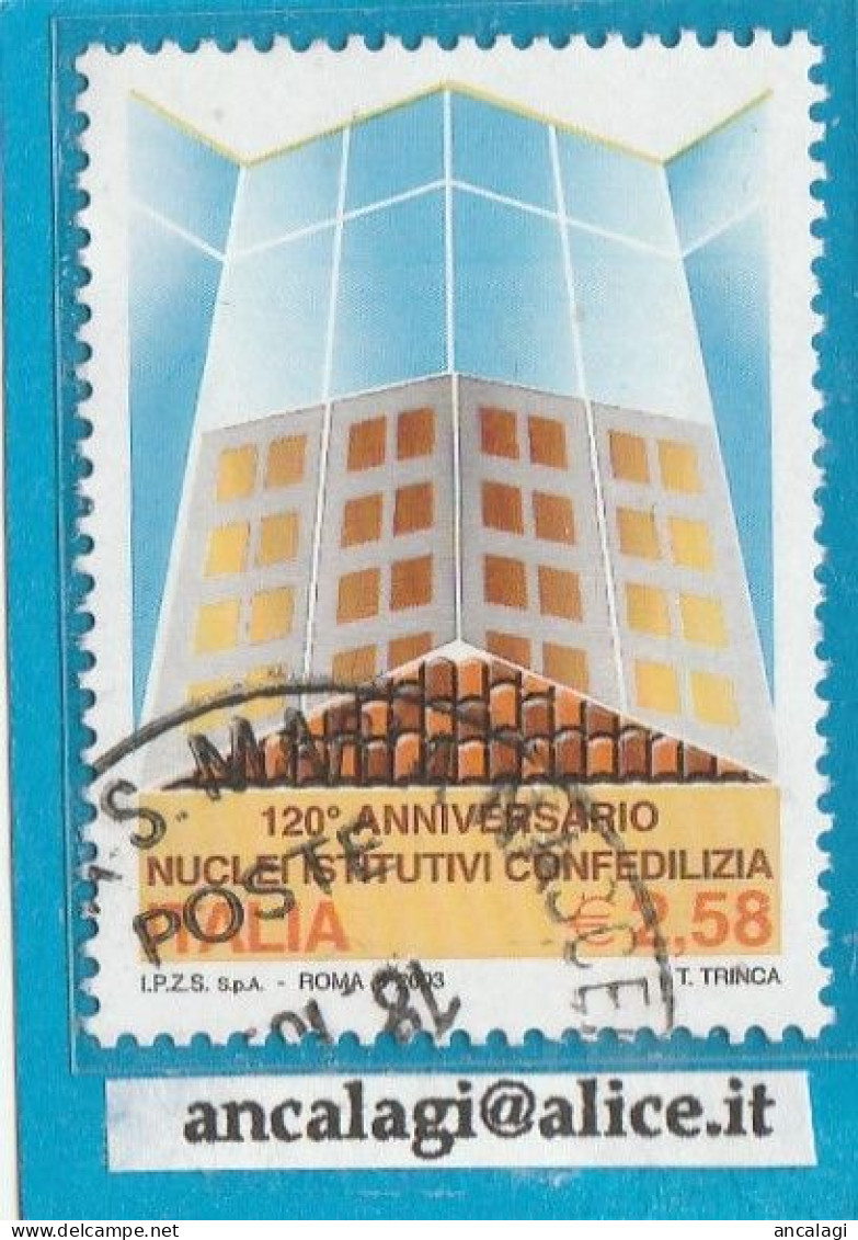 USATI ITALIA 2003 - Ref.0918 "CONFEDILIZIA" 1 Val. - - 2001-10: Used