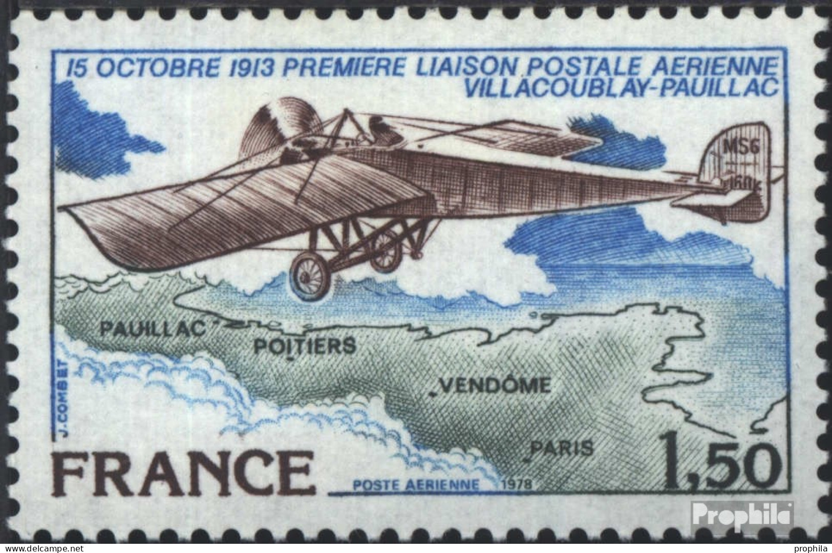 Frankreich 2123 (kompl.Ausg.) Postfrisch 1978 Flugpost - Nuevos