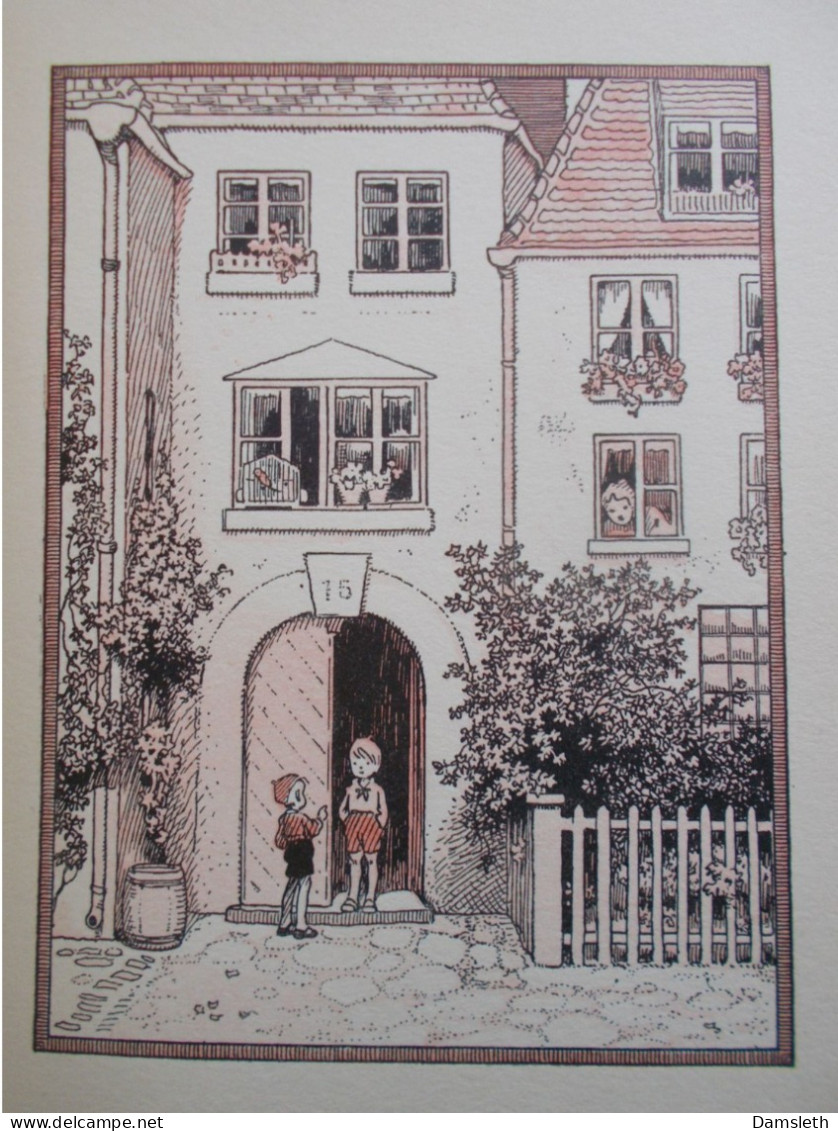 Vintage 1939 children's book Fritz Baumgarten; Peterchens Abenteuer